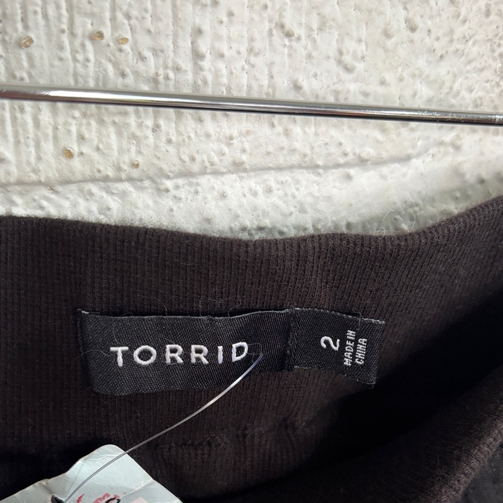 Torrid Elastic Drawstring Pull on Beach Pants sz … - image 4